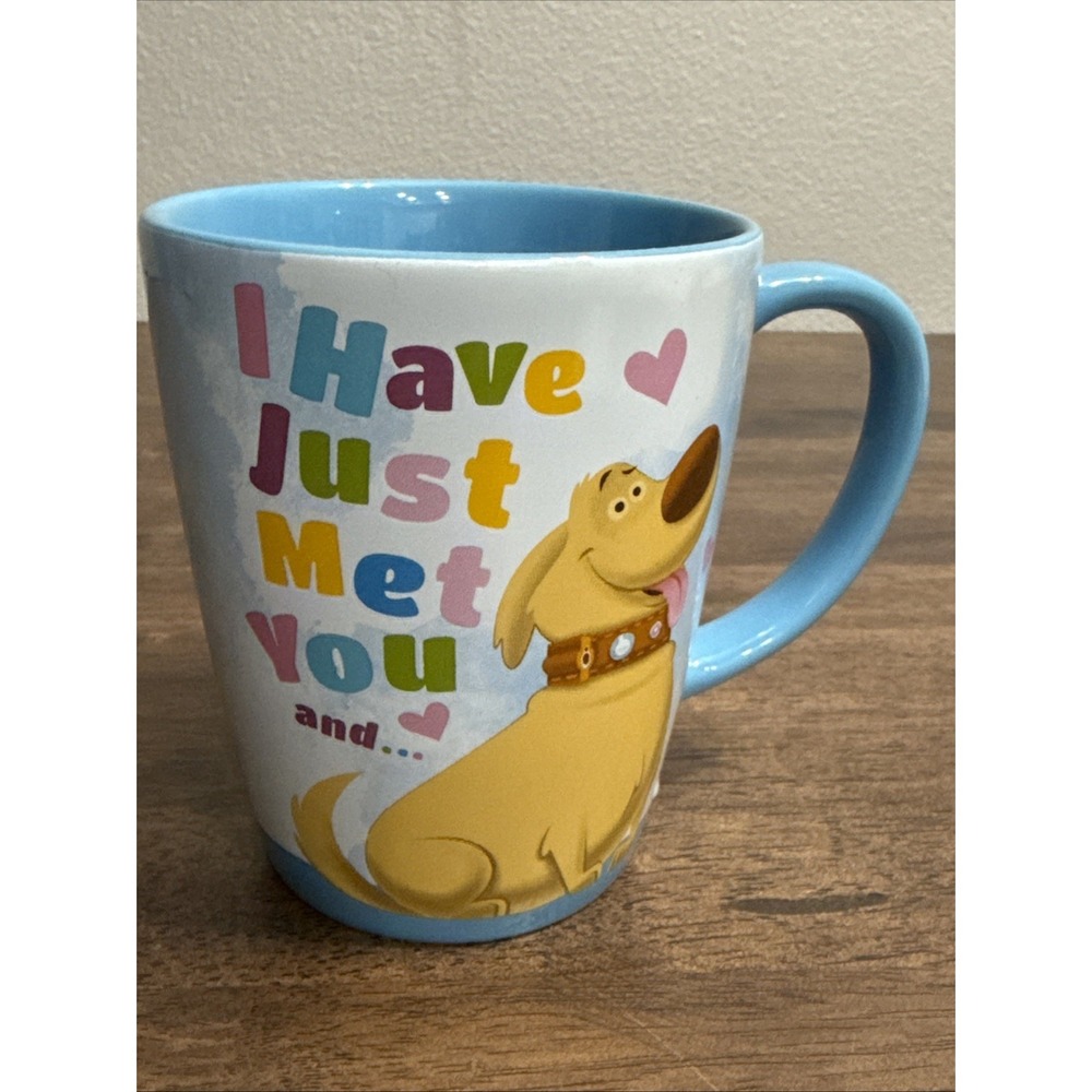 Disney Pixar's Up Dug "I Have Just Met You and I Love You" Large Coffee Mug